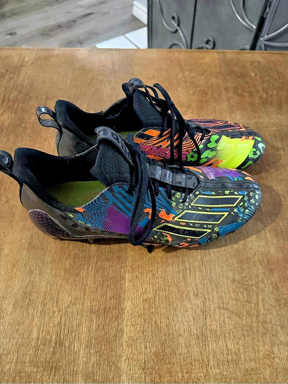 Adidas Adizero 8.0 Three Stripe Life Football Cleats Women's Colorful Athletic